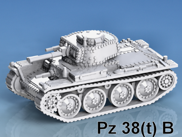 Picture of 1:100 Scale - Pzkpfw 38(t) Ausf B & C