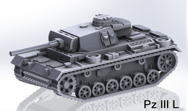 Picture of 1:100 Scale - Pzkpfw III L 