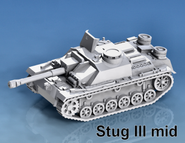 Picture of 1:72 Scale - Stug IIIG - Mid - MG Shield