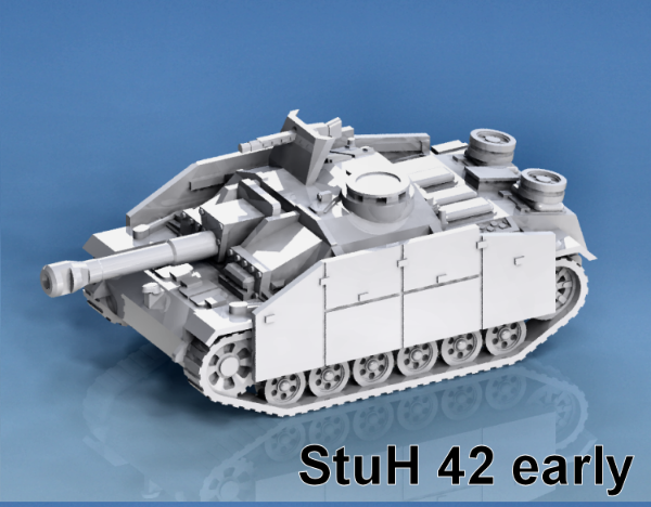 Picture of 1:100 Scale - Stuh42 - Early - Schurzen - MG