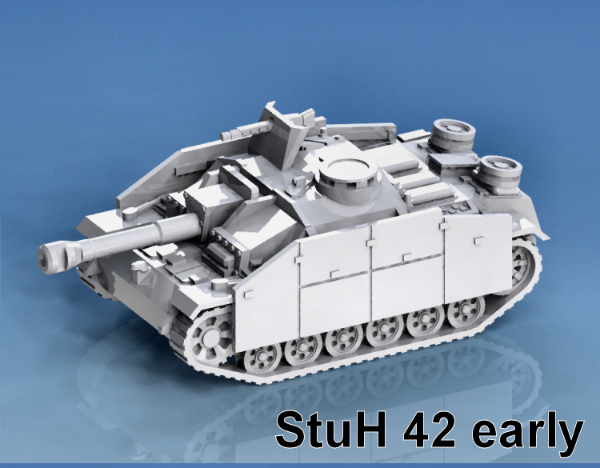 Picture of 1:87 - Scale - StuH42 - Early - Schurzen - MG