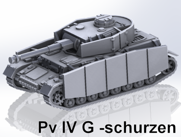 Picture of 1:72 Scale - Pzkpfw IV G - Schurzen