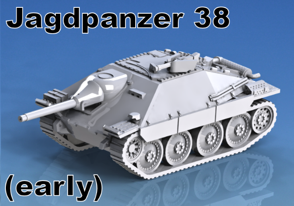 Picture of 1:100 Scale - Jagdpanzer 38 Hetzer - Early
