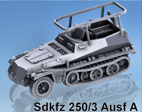 Picture of 1:72 Scale - Sdkfz 250/A3 - Mid, No Bin, With AA MG Arm