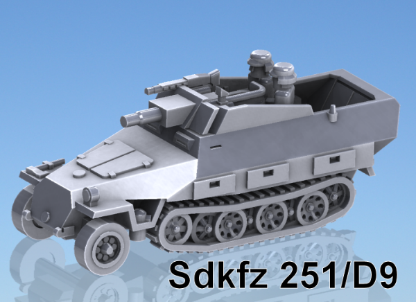 Picture of 1:87 Scale - Sdkfz 251/D9 Stummel