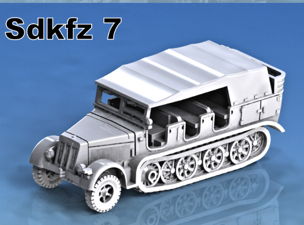 Picture of 1:87 Scale - Sdkfz 7 - Early, Cage