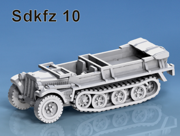 Picture of 1:100 Scale - Sdkfz 10 Ausf B - Tow