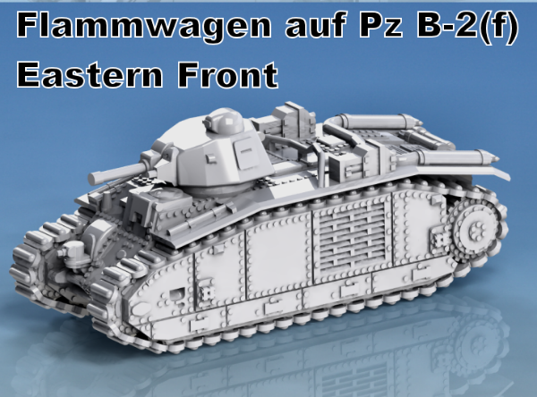Picture of 1:100 Scale - Flammwagen auf Pzkpfw B-2 (f) - Early, Chain