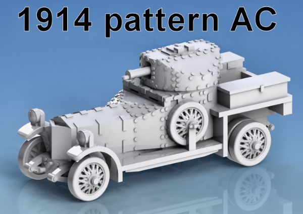 Picture of 1:100 Scale - 1914 Pattern Armoured Car