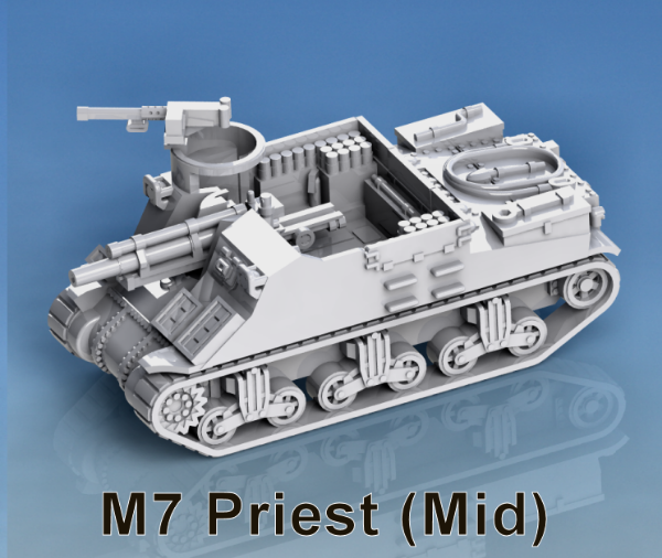 Picture of 1:72 Scale - M7 Priest - Mid, Panels