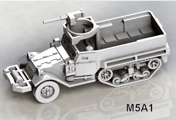 Picture of 1:72 Scale - M5A1 Halftrack
