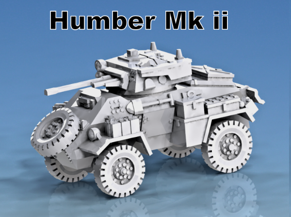 Picture of 1:100 Scale - Humber Mk II Armoured Car