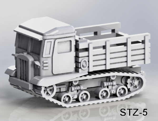 Picture of 1:72 Scale - STZ-5 Tractor
