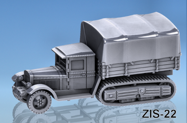 Picture of 1:72 Scale - ZIS-22 Halftrack - Closed