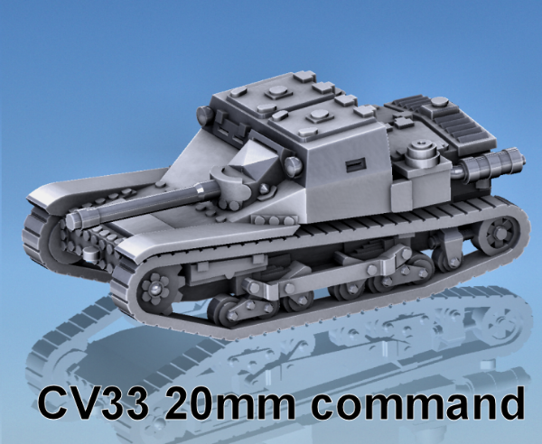 Picture of 1:100 Scale - CV-33 With 20mm Cannon