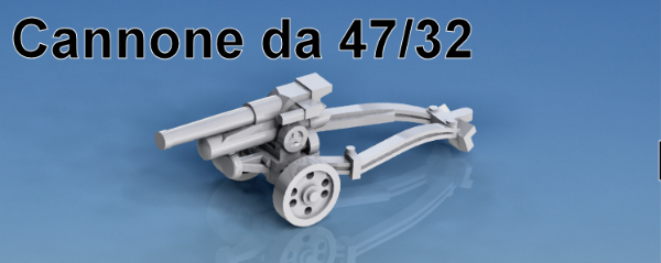 Picture of 1:100 Scale - Cannone da 47/32 - Towed