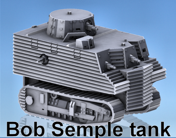 Picture of 1:100 Scale - Bob Semple Tractor Tank - Full Armour