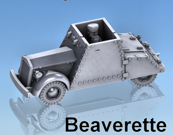 Picture of 1:87 Scale - Beaverette MK2 - Crewed
