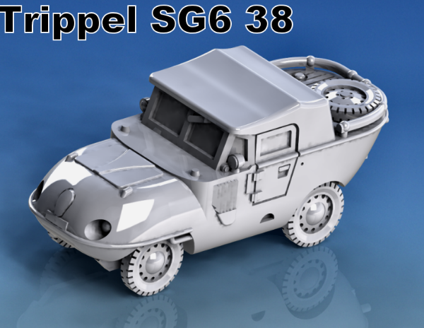 Picture of 1:87 Scale - Trippel SG6-38 - Closed Spare