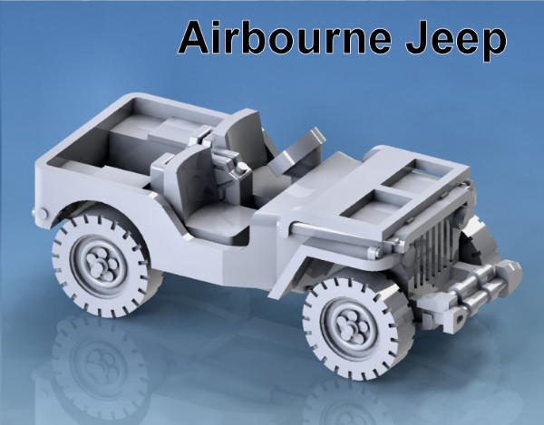 Picture of 1:100 Scale - Jeep - Airborne