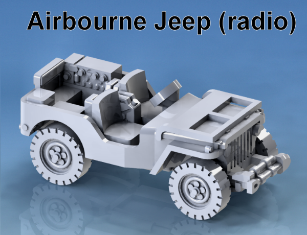 Picture of 1:100 Scale - Jeep - Airborne - Radio