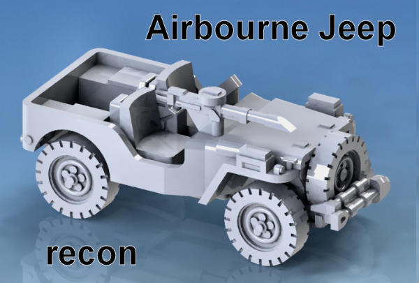 Picture of 1:100 Scale - Jeep - Airborne - Recon