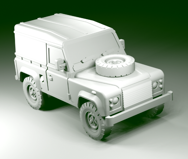 Picture of 1:100 Scale - Land Rover 90 Hardtop Civilian