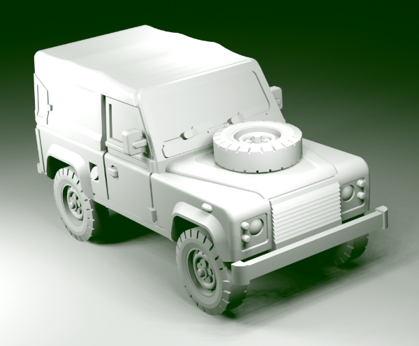 Picture of 1:100 Scale - Land Rover 90 Soft-Top Civilian