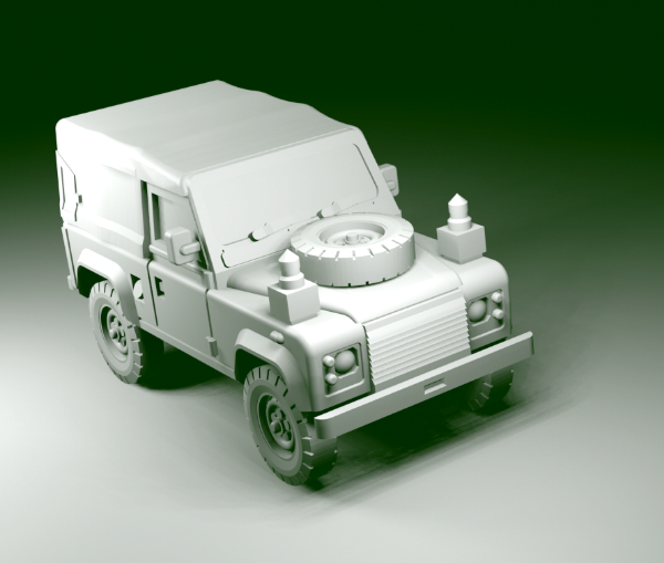 Picture of 1:100 Scale - Land Rover 90 TUL Soft Top FFR Early