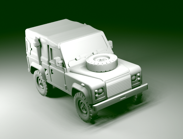 Picture of 1:100 Scale - Land Rover 90 TUL Soft Top FFR Late