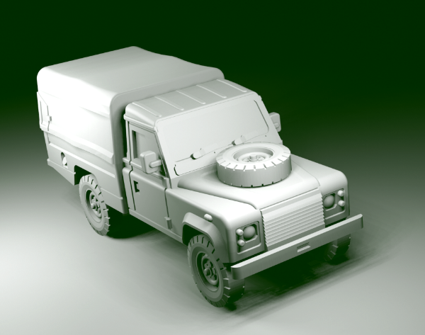 Picture of 1:100 Scale - Land Rover 110 High Capacity Closed