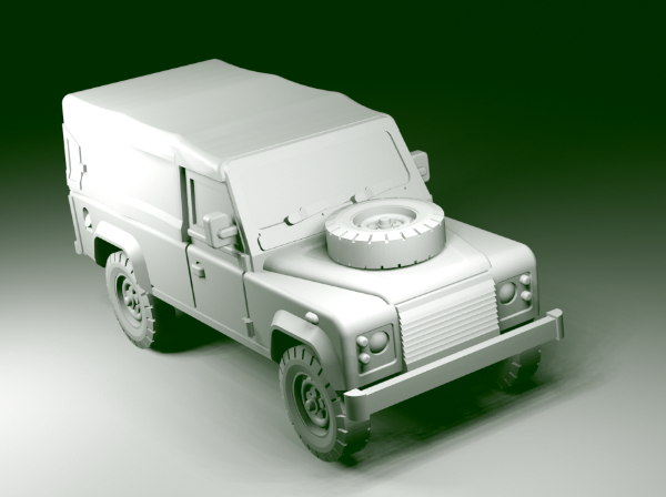 Picture of 1:100 Scale - Land Rover 110 Soft Top Civilian