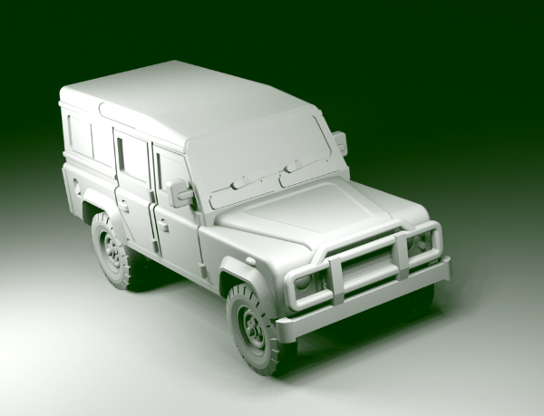 Picture of 1:100 Scale - Land Rover 110 Station Wagon Bulbar