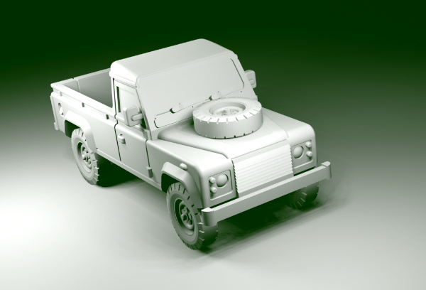 Picture of 1:100 Scale - Land Rover 110 Truck Cab Civilian