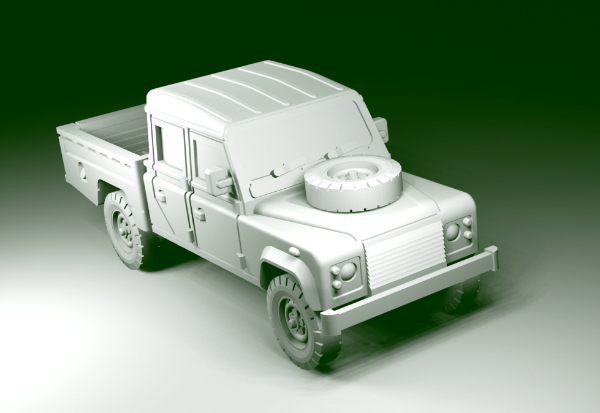 Picture of 1:87 Scale - Land Rover 127 Crew Cab Civilian