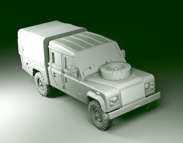 Picture of 1:100 Scale - Land Rover 127 Crew Cab Closed