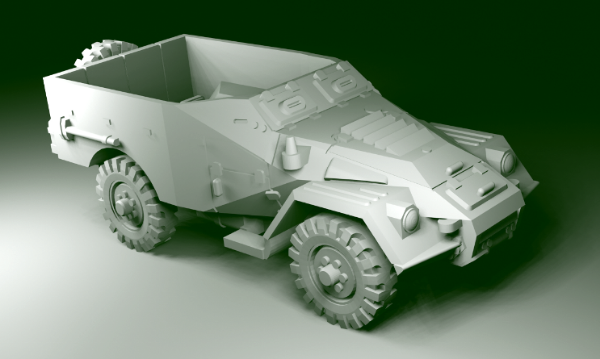 Picture of 1:72 Scale - BTR40 - Early - Spare