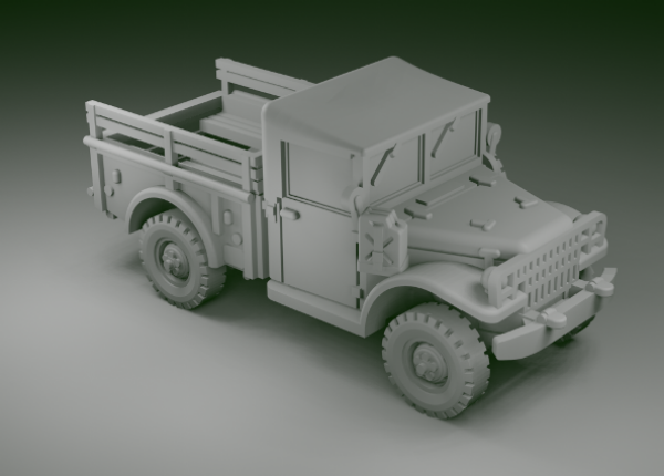 Picture of 1:100 Scale - Dodge M37 - Slats, No Winch