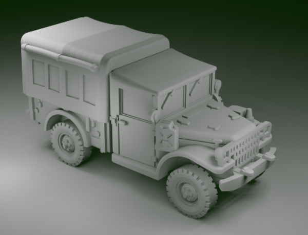 Picture of 1:100 Scale - Dodge M42 - No Winch