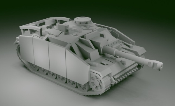 Picture of 1:100 Scale - Stug IIIG - Late - Schurzen