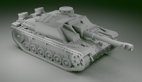 Picture of 1:100 Scale - Stug IIIG - V Early - No Track