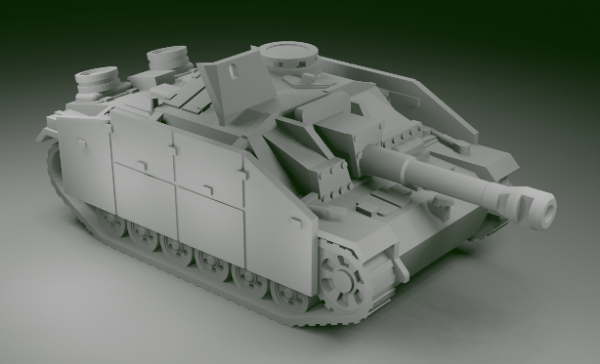 Picture of 1:100 Scale - StuH 42 - Early - Schurzen - MG Shield