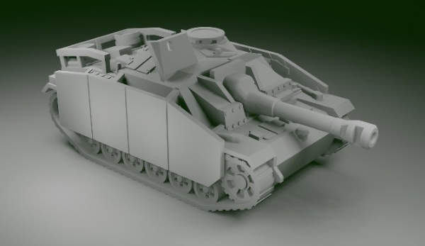 Picture of 1:87 Scale - StuH 42 - Mid - Schurzen - Railing - MG Shield 