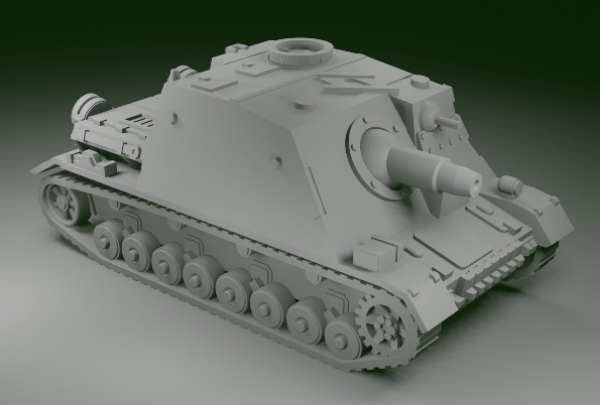 Picture of 1:100 Scale - Sturmpanzer IV Brummbar - Late