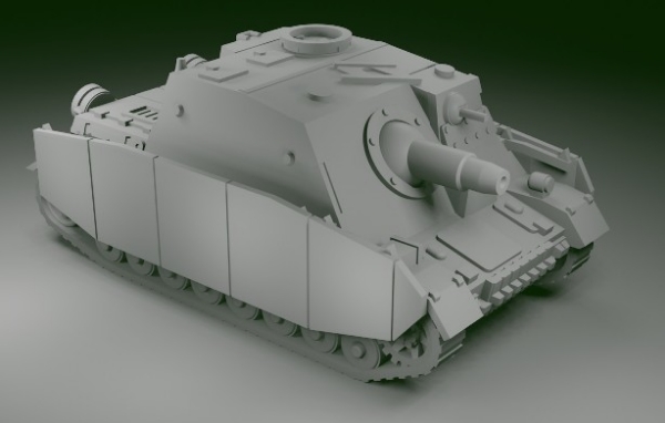 Picture of 1:100 Scale - Sturmpanzer IV Brummbar - Late - Schurzen