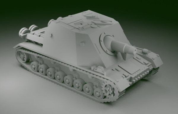 Picture of 1:100 Scale - Sturmpanzer IV Brummbar - Mid