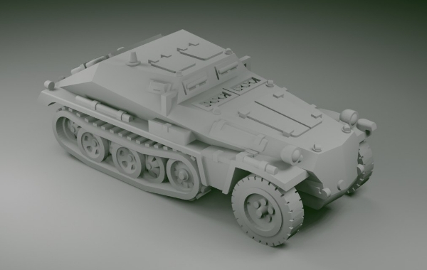 Picture of 1:100 Scale - Sdkfz 252 Leichter Gepanzerter Munitionskfaftwagen