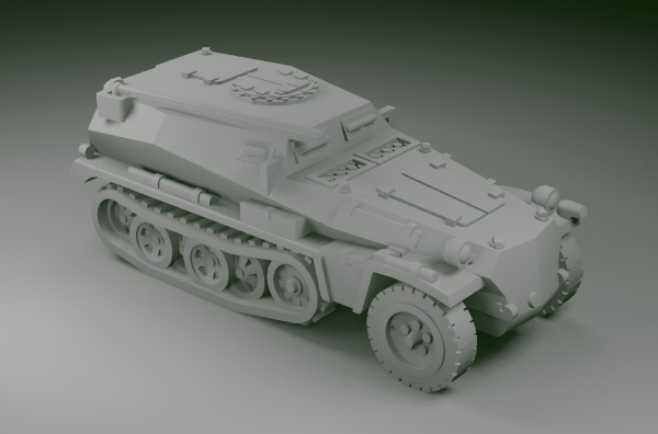 Picture of 1:87 Scale - Sdkfz 253 Leichter Gepanzerter Beobachtungskraftwagen