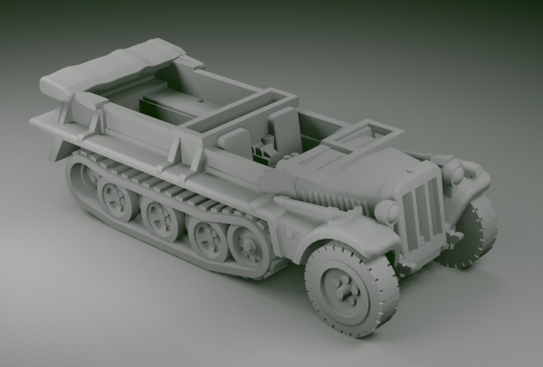 Picture of 1:100 Scale - Sdkfz 10 ausf B