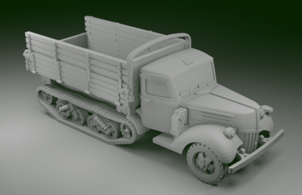 Picture of 1:100 Scale - Ford V3000 Maultier - Early - Extended - Rods